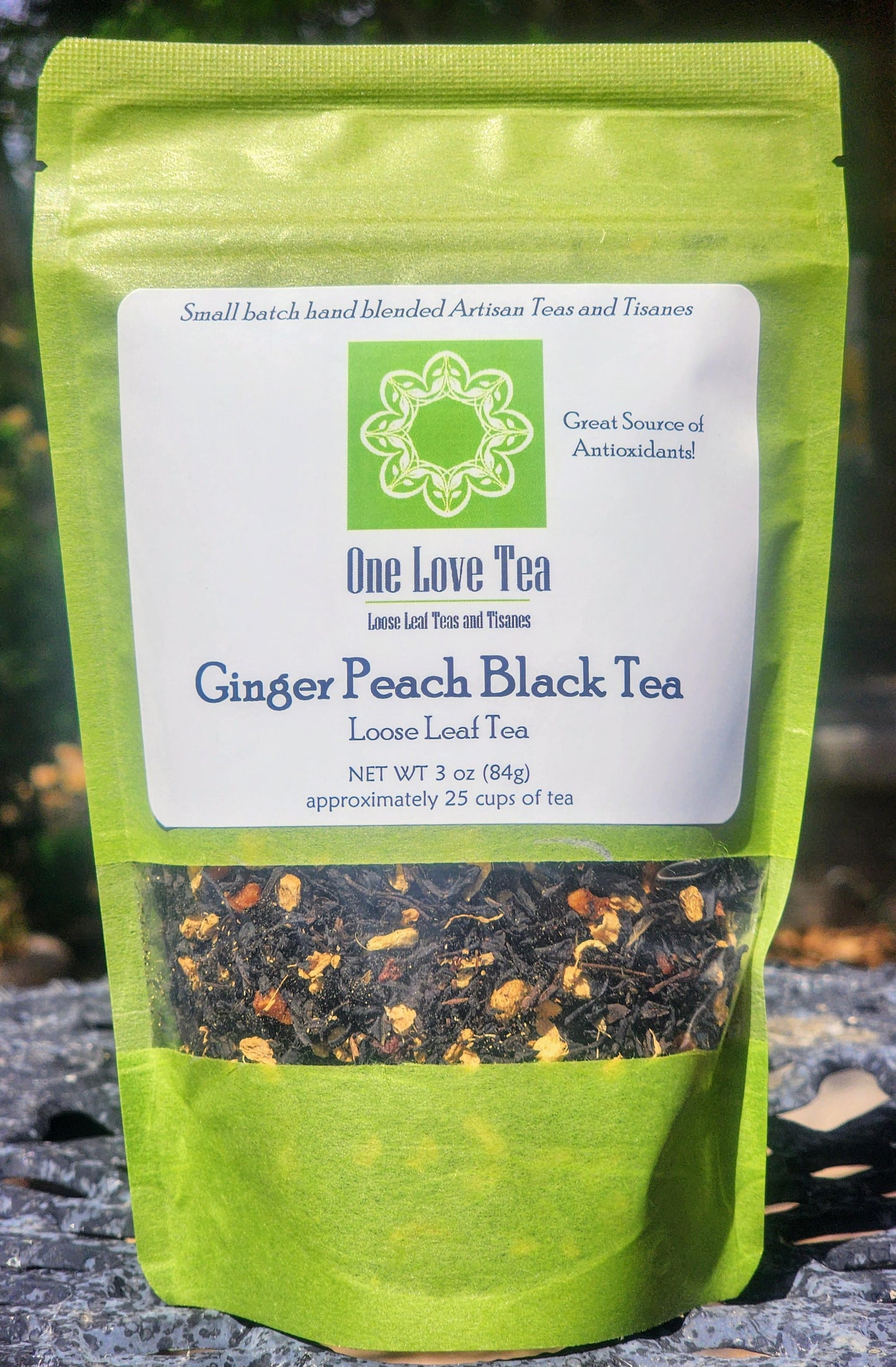 Ginger Peach Black Tea 3 oz