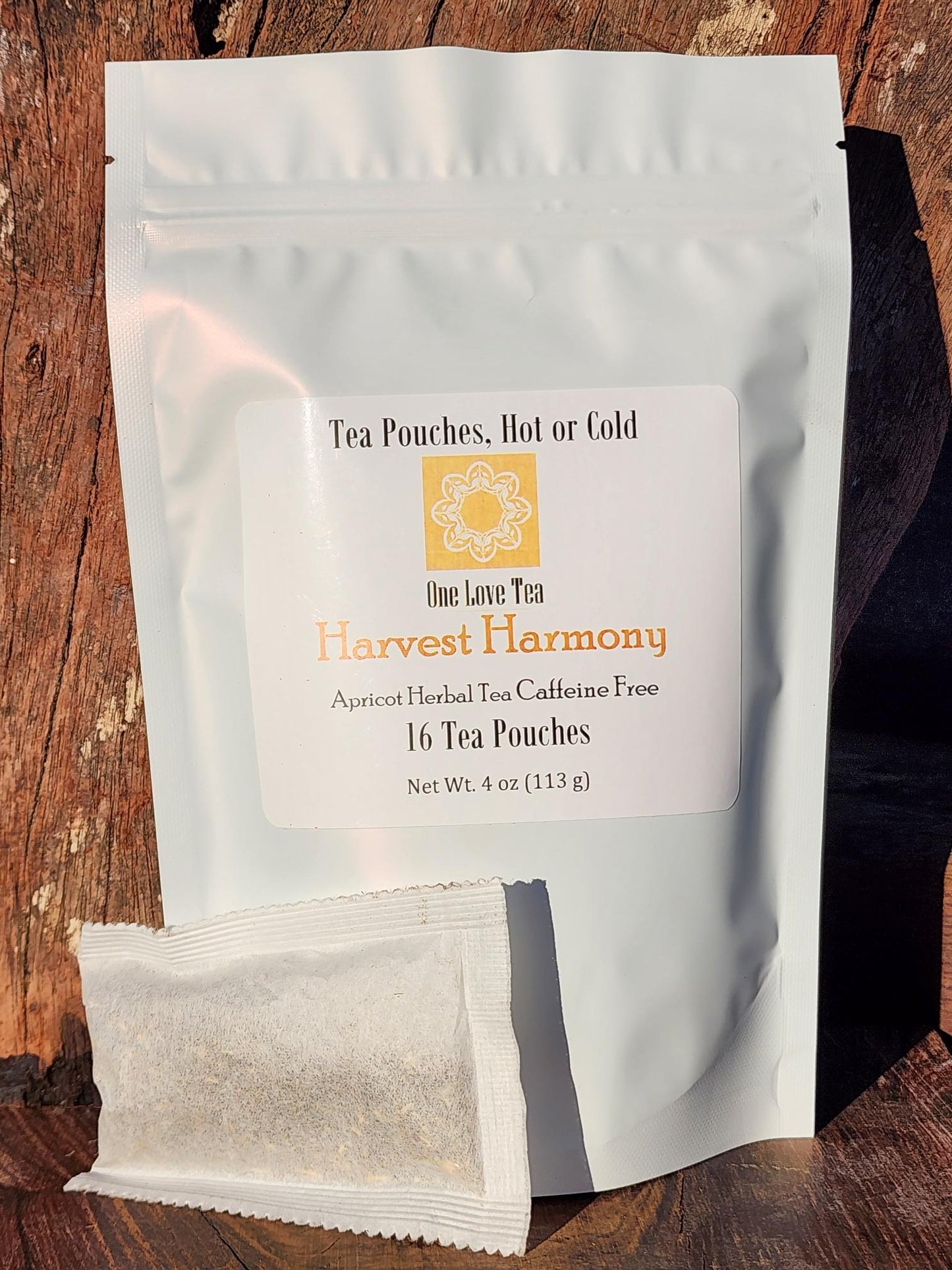 Harvest Harmony Apricot Tea - Tea Pouch - caffeine free