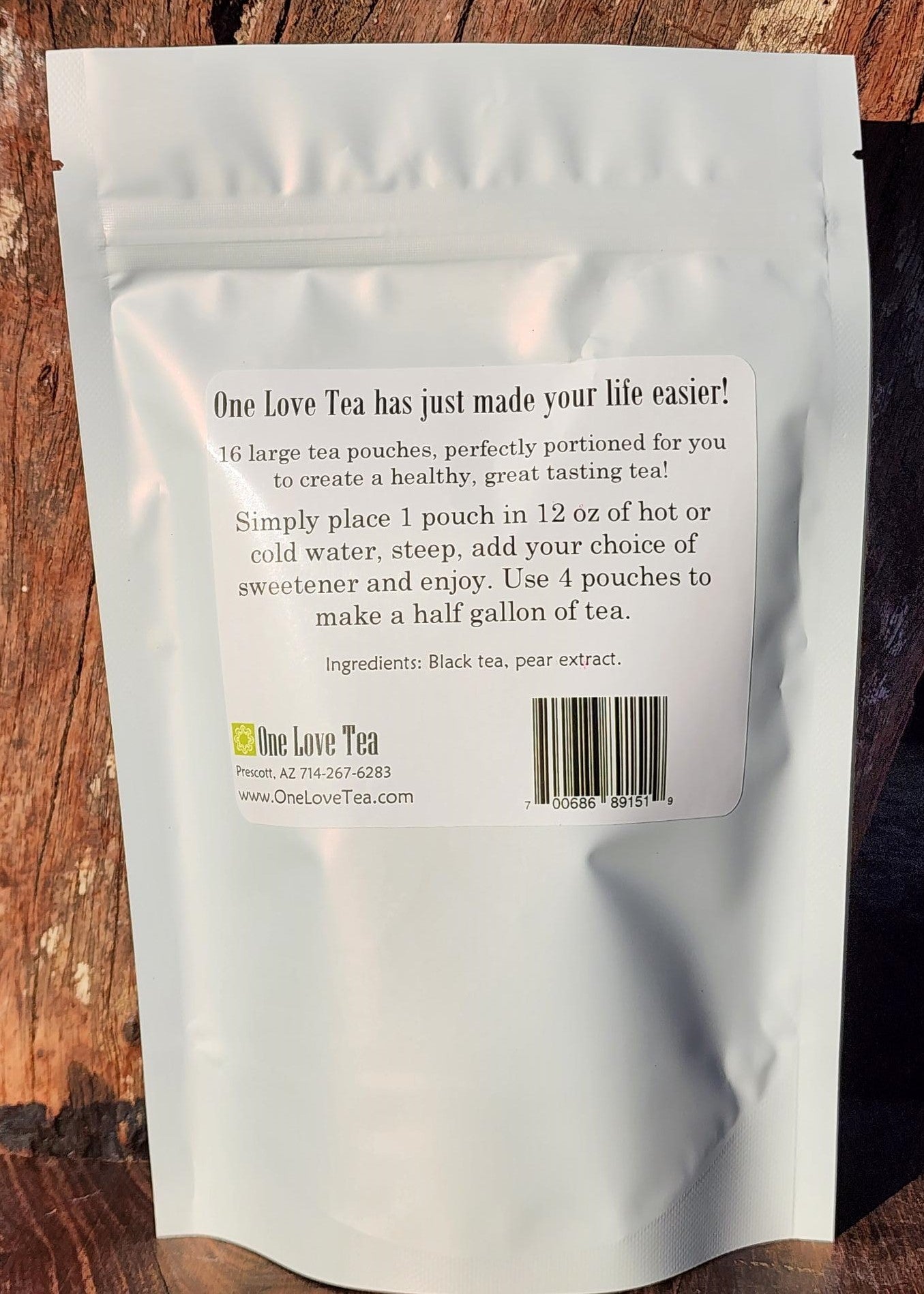 Orchard Medley Pear Black Tea - Tea Pouch - caffeinated