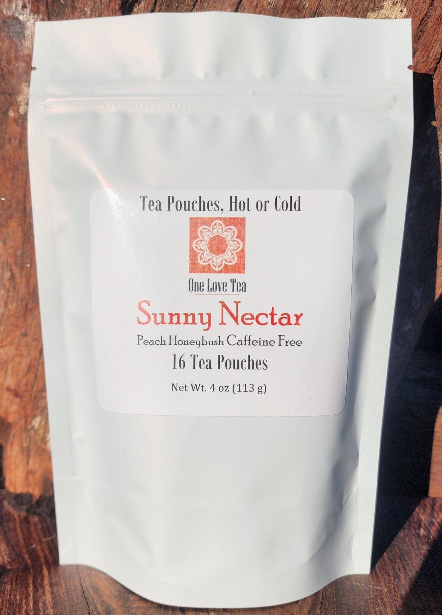 Sunny Nectar Peach Tea - Tea Pouch - caffeine free