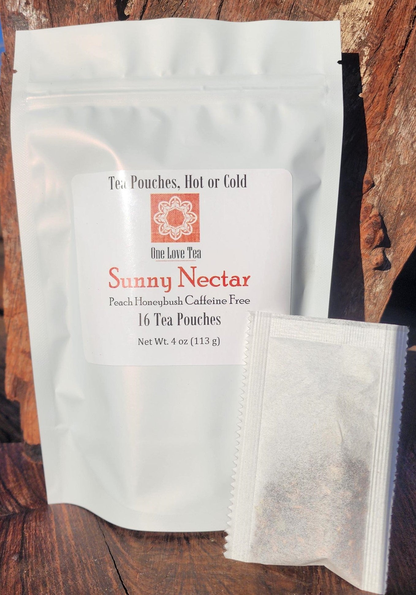 Sunny Nectar Peach Tea - Tea Pouch - caffeine free
