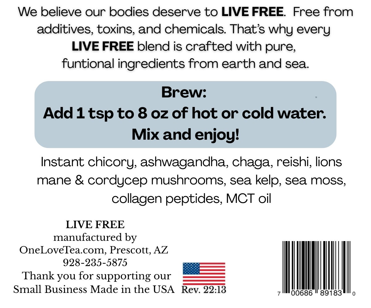 Herbal Coffee Roast - caffeine free - 4 oz - instant powder -