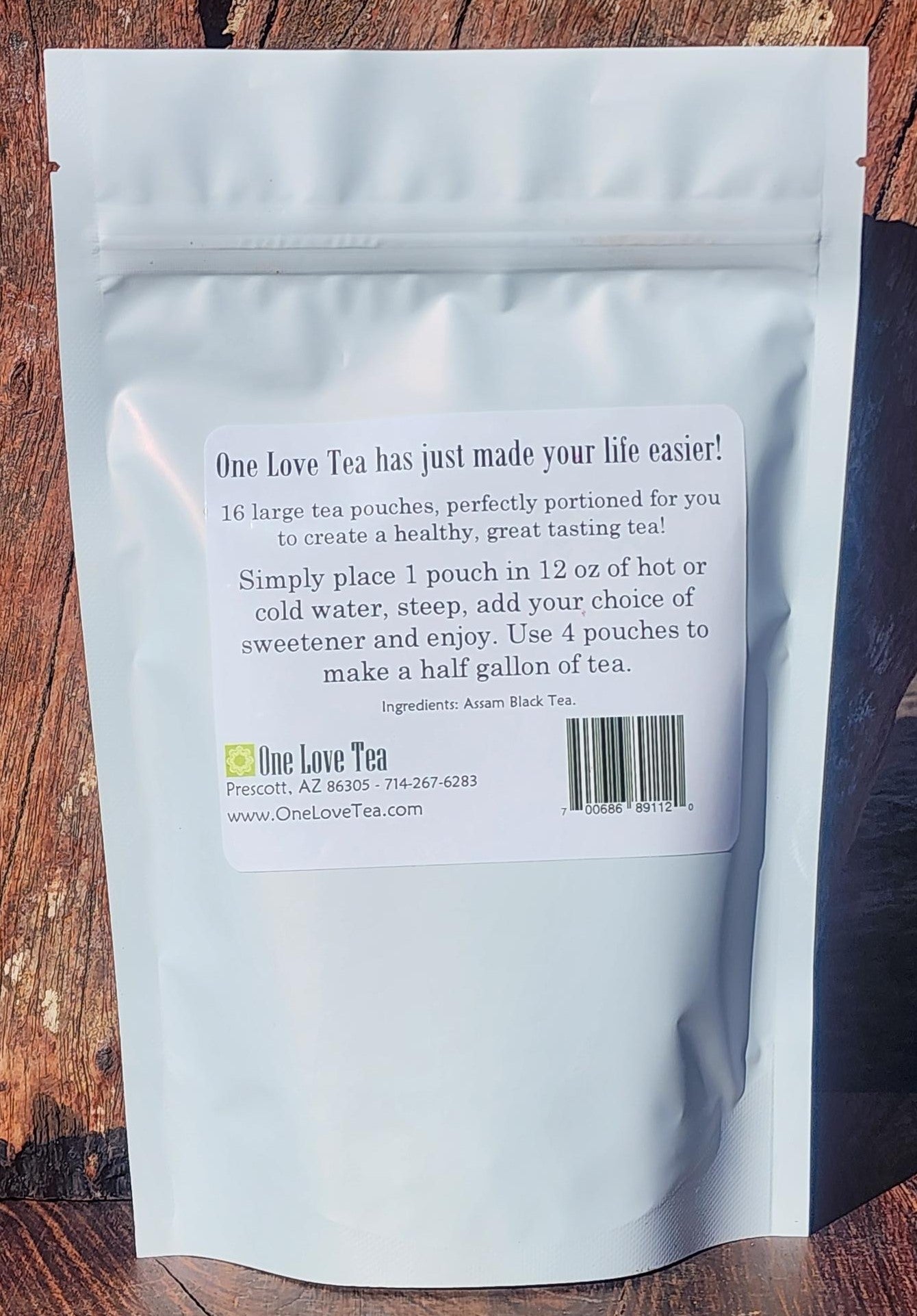 The Original Black Tea - Tea Pouch - caffeinated