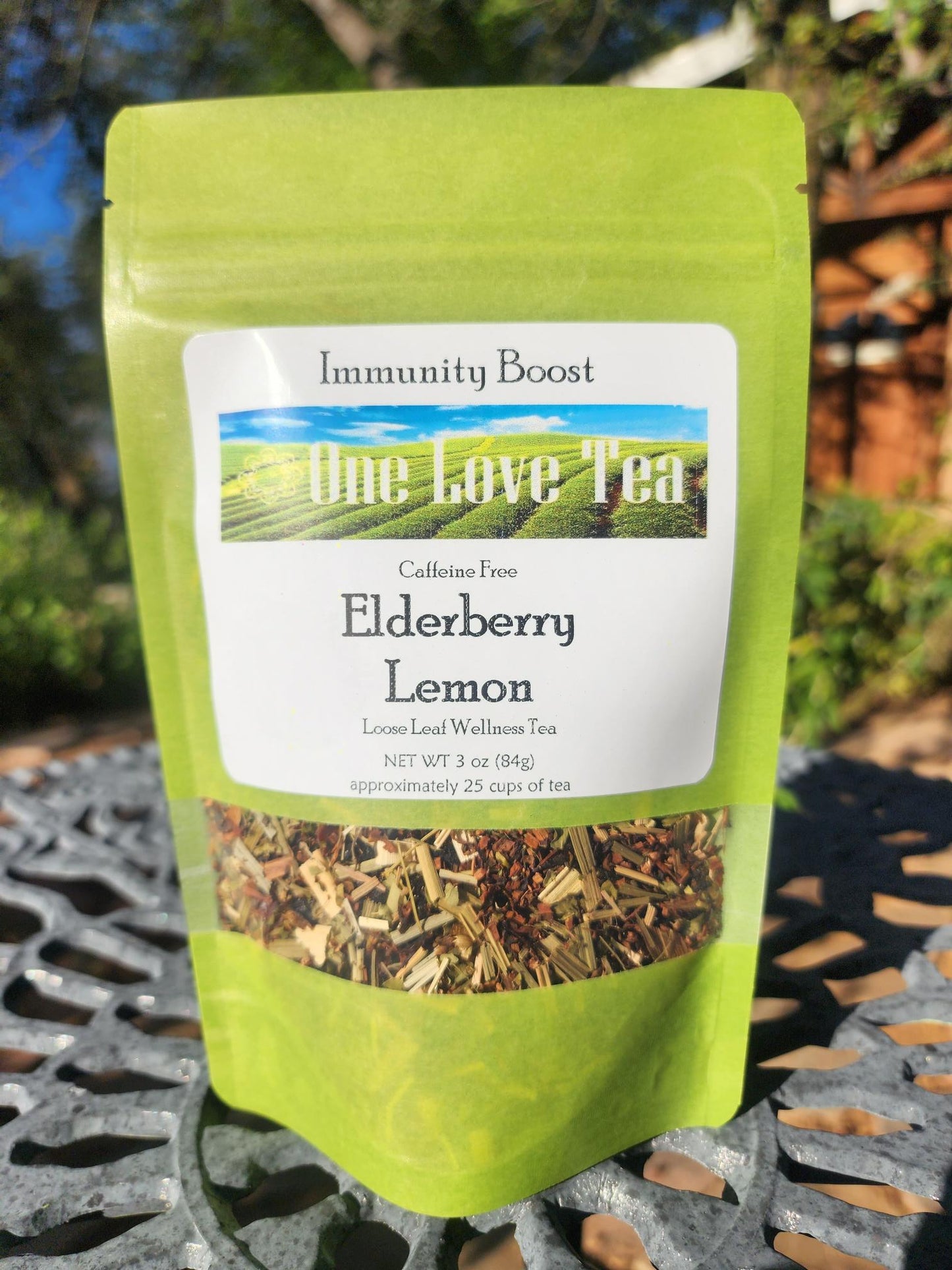 Elderberry Lemon Honeybush Tea 3 oz