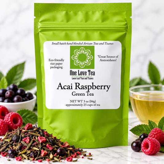 Acai Raspberry Green Tea 3 oz