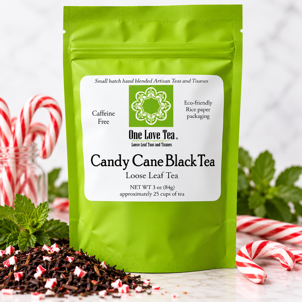 Candy Cane Black Tea 3 oz