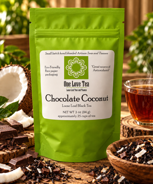 Chocolate Coconut Black Tea 3 oz