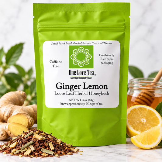 Ginger Lemon Honeybush 3 oz