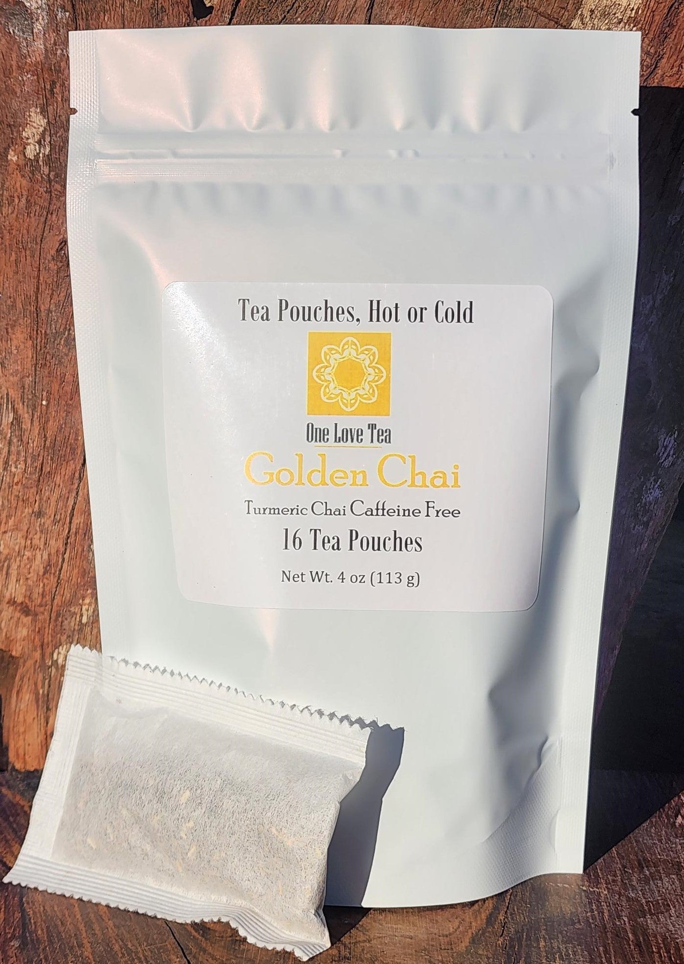 Golden Chai Turmeric Tea - Tea Pouch - caffeine free