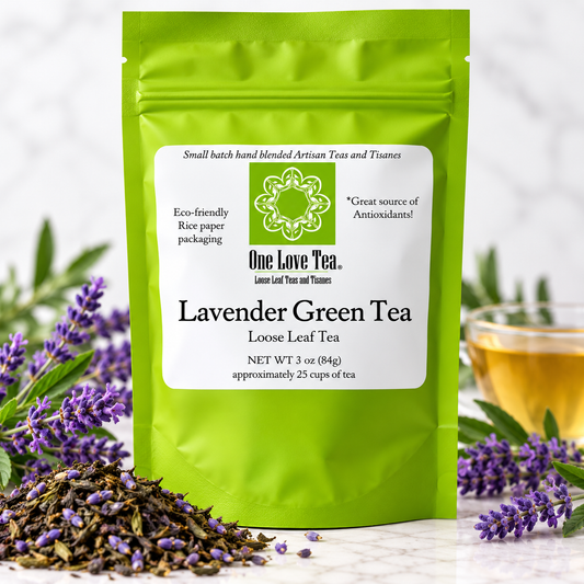 Lavender Green Tea 3 oz