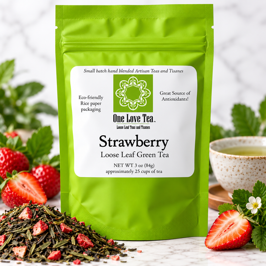 Strawberry Green Tea 3 oz
