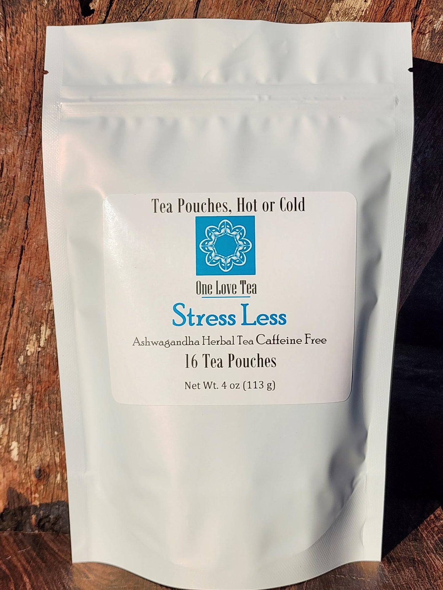 Stress Less Ashwagandha Tea - Tea Pouch - caffeine free