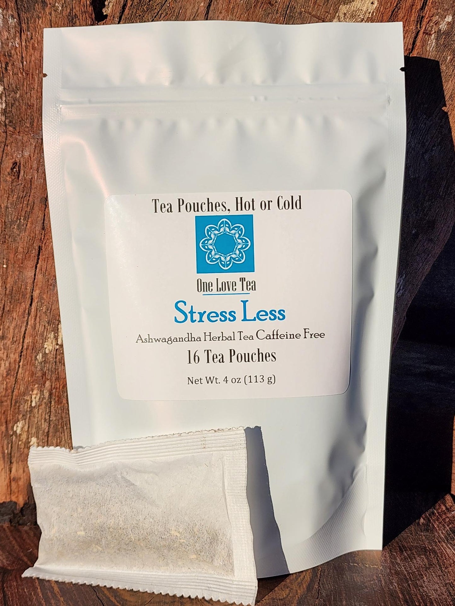 Stress Less Ashwagandha Tea - Tea Pouch - caffeine free