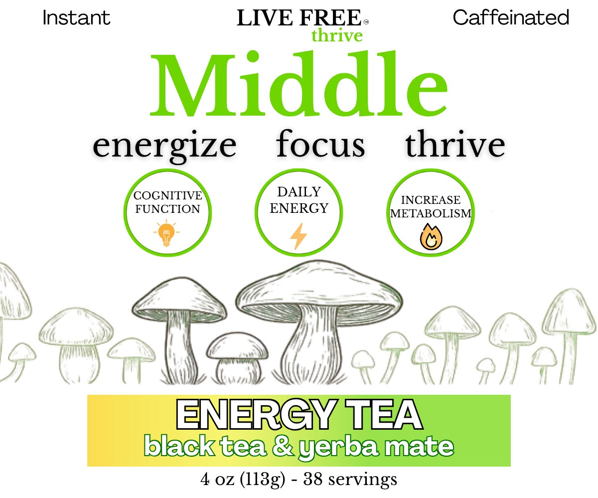 Energy Black Tea 4 oz - instant powder -