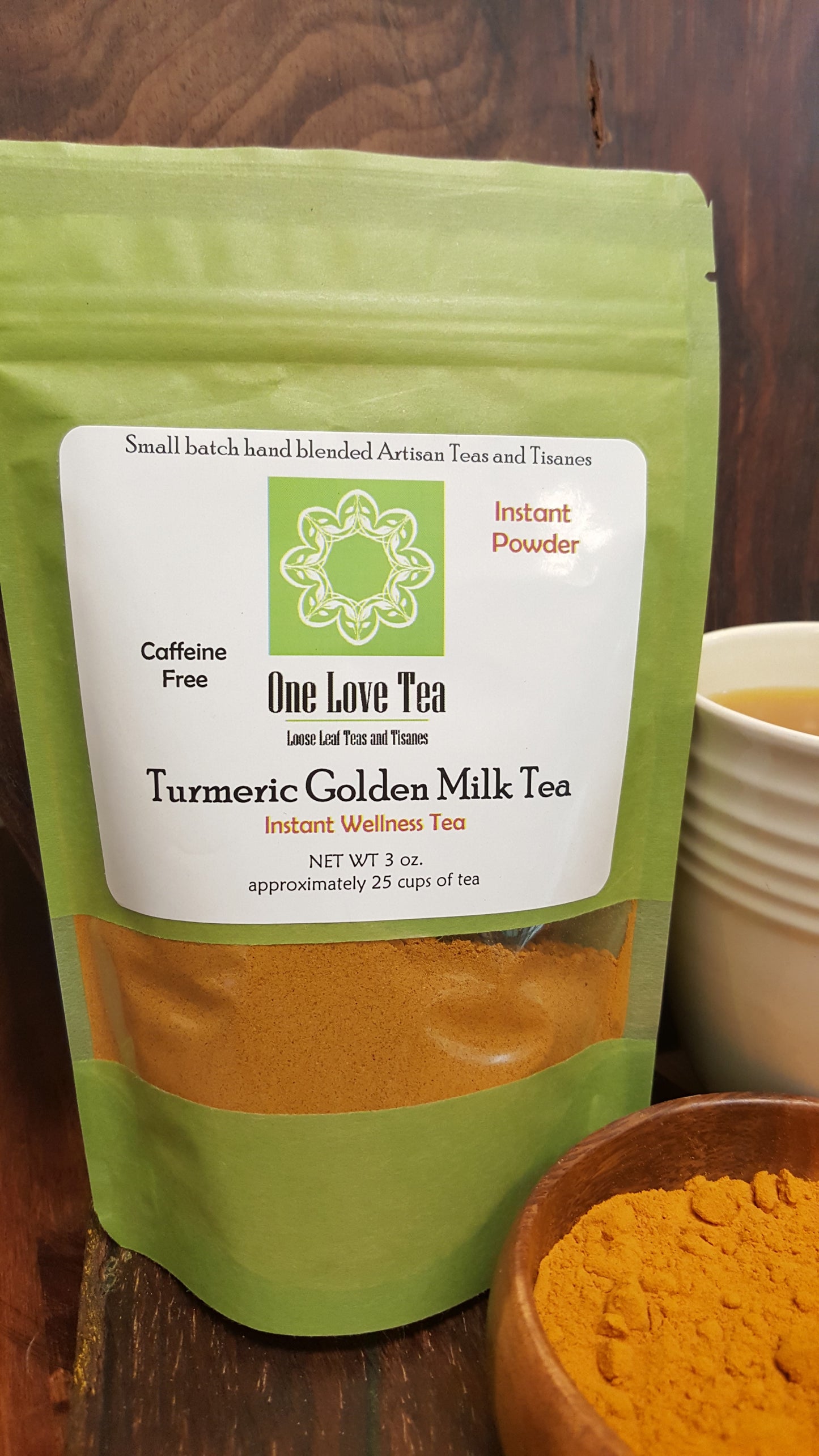 Turmeric Golden Milk 3 oz - instant powder -