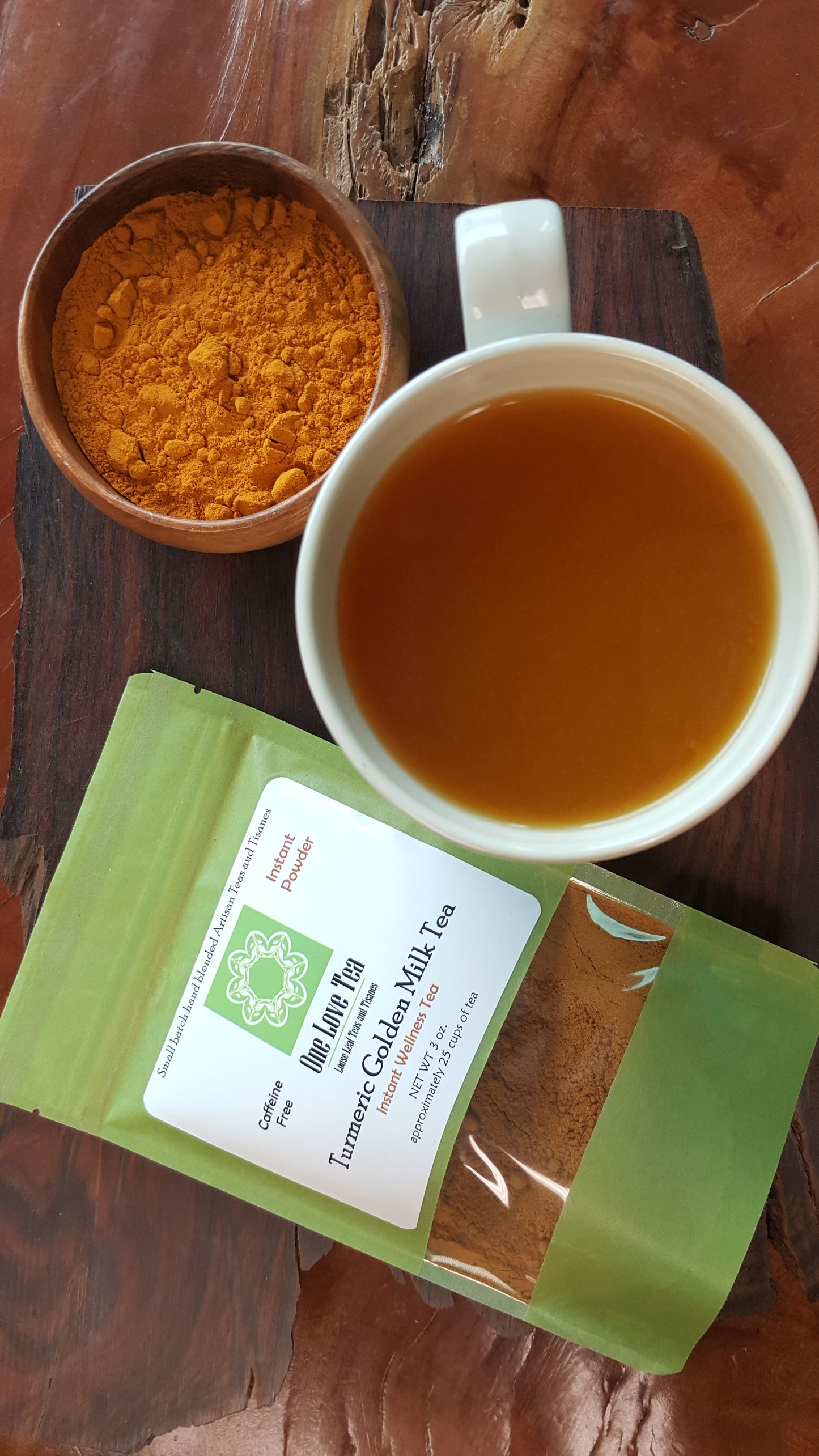 Turmeric Golden Milk 3 oz - instant powder -