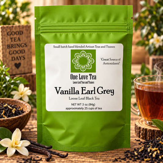 Vanilla Earl Grey Black Tea 3 oz