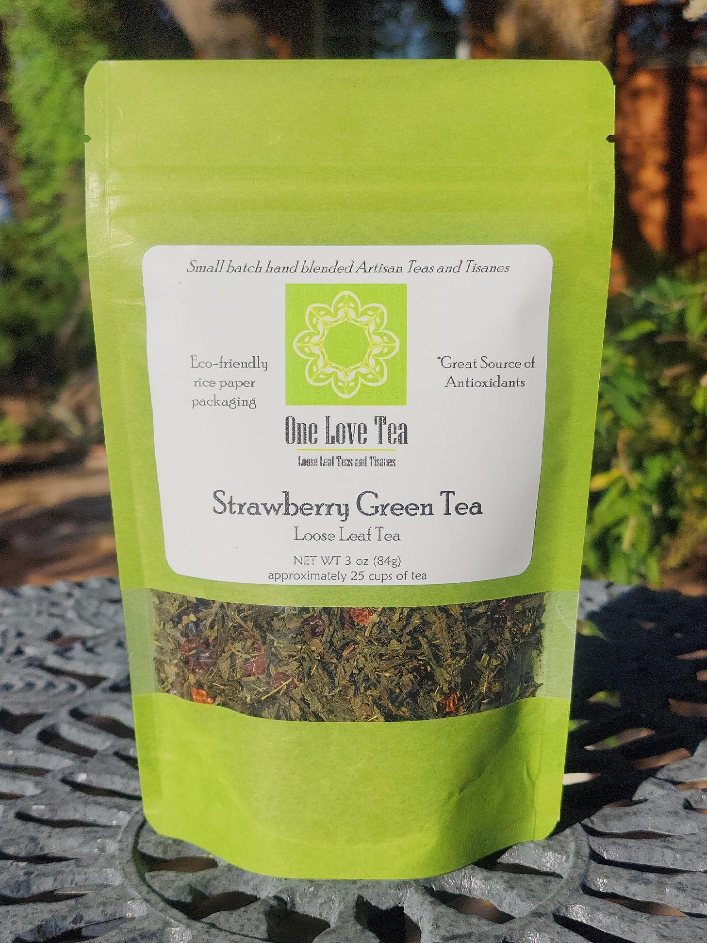 Strawberry Green Tea 3 oz